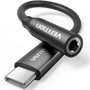 Vention Adaptador de Audio USB-C Macho a Jack 3.5 mm Hembra BIIBA Negro